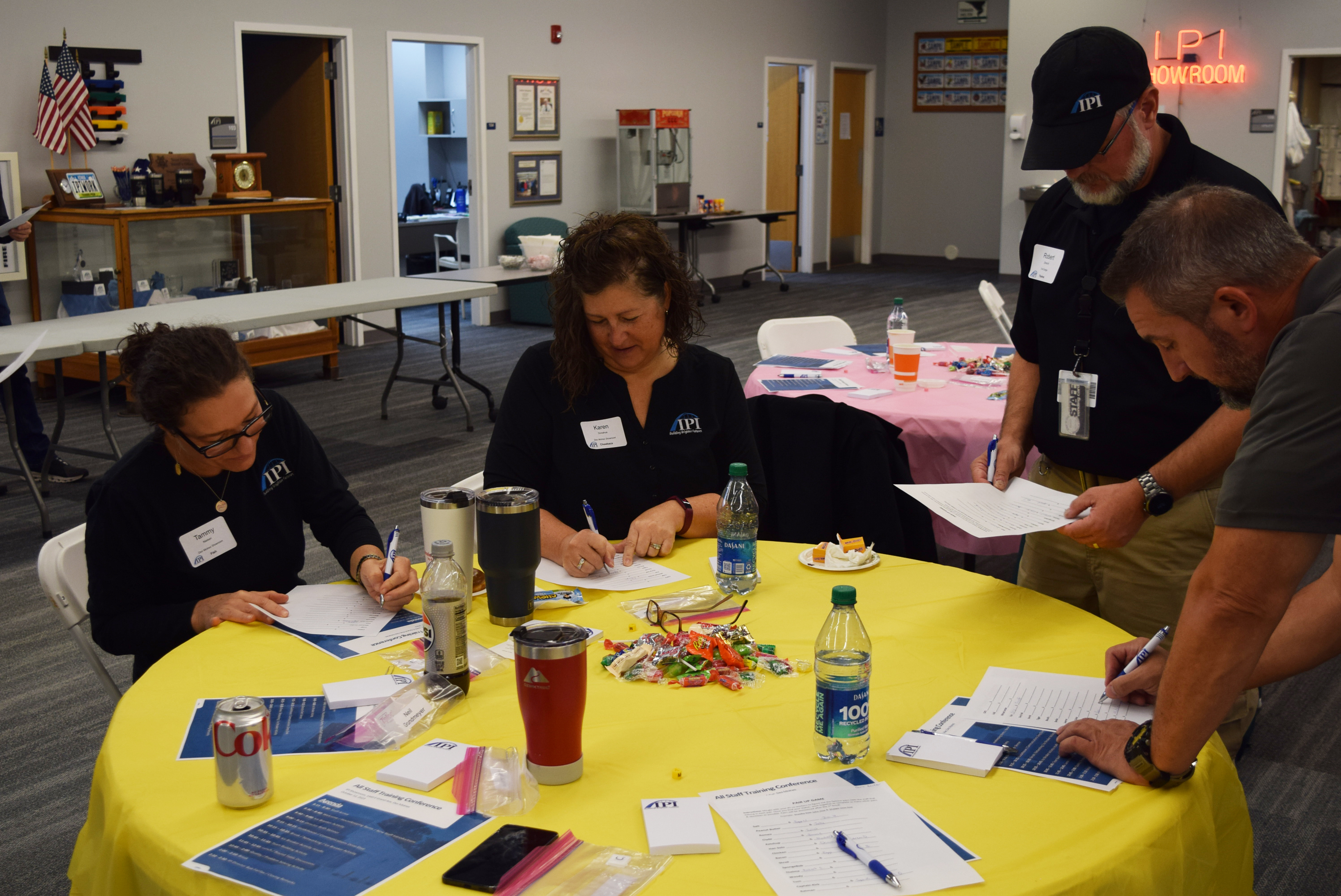 Image of staff during pair-up activity